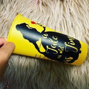 Beauty and the beast Starbucks color chan tumbler